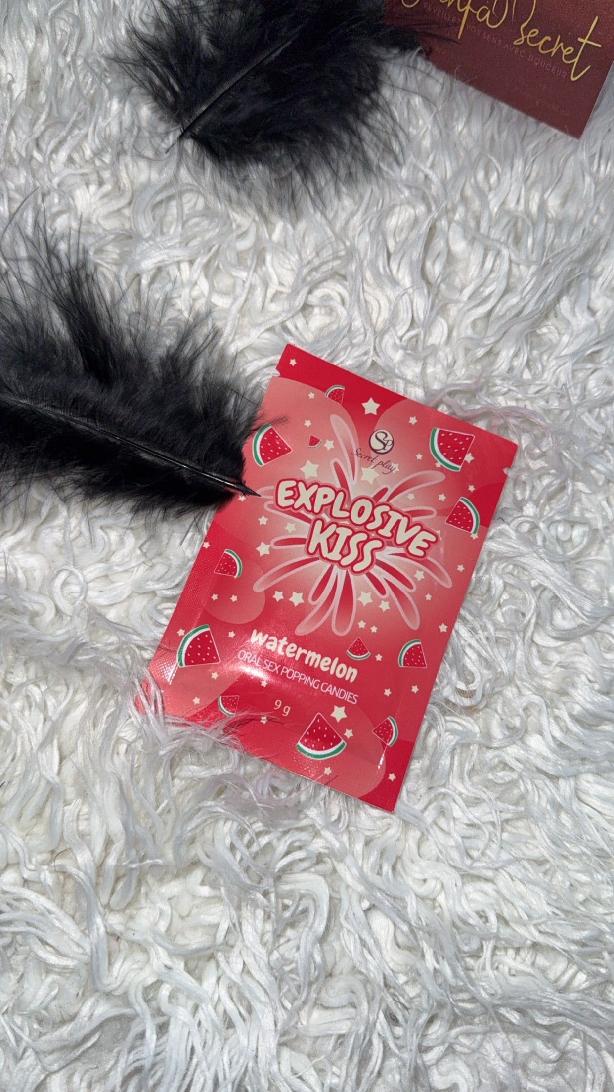 Bonbon pétillants fraise , menthe , pastèque